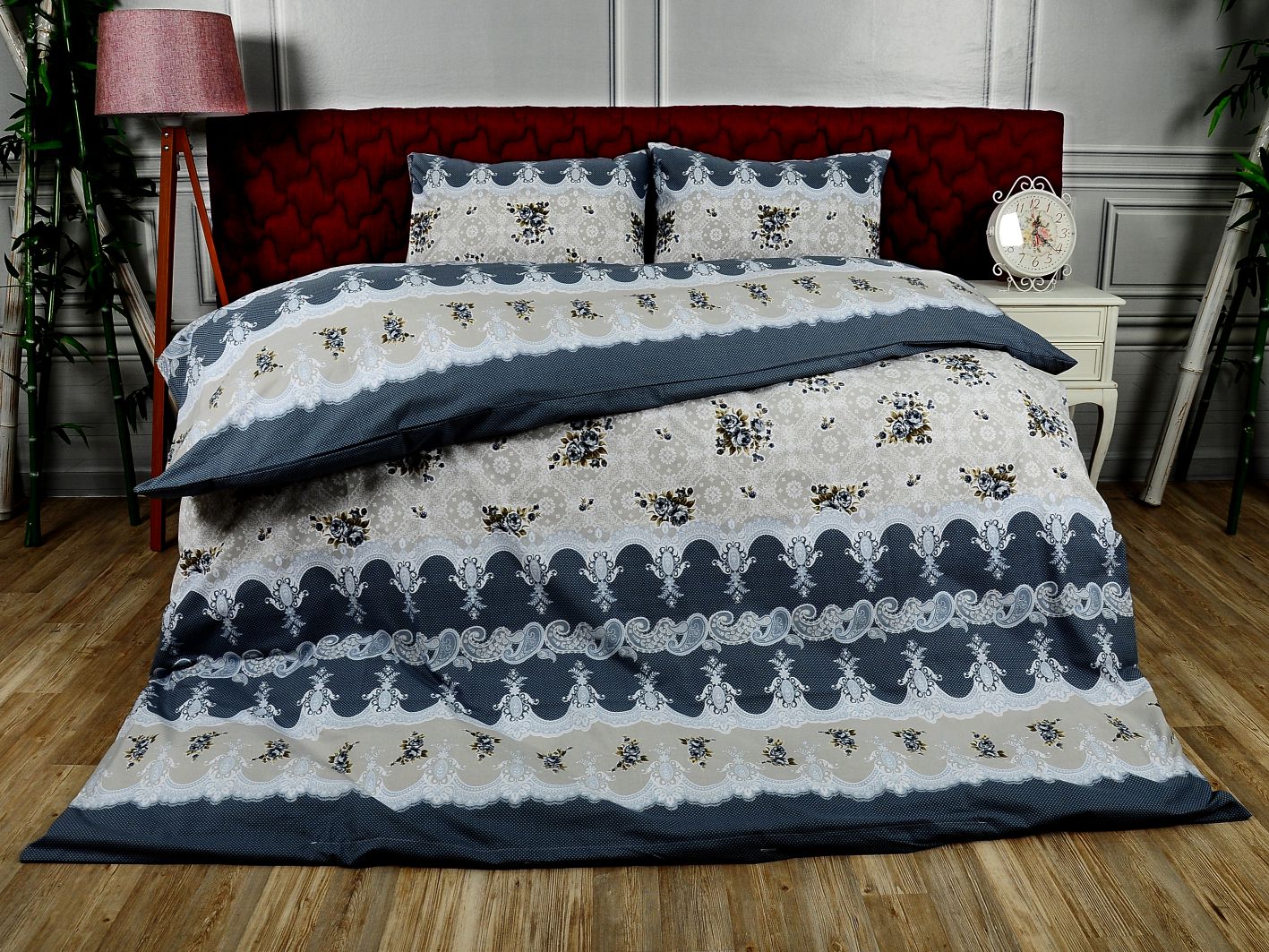 Hercai Gri Nevresim Takımı